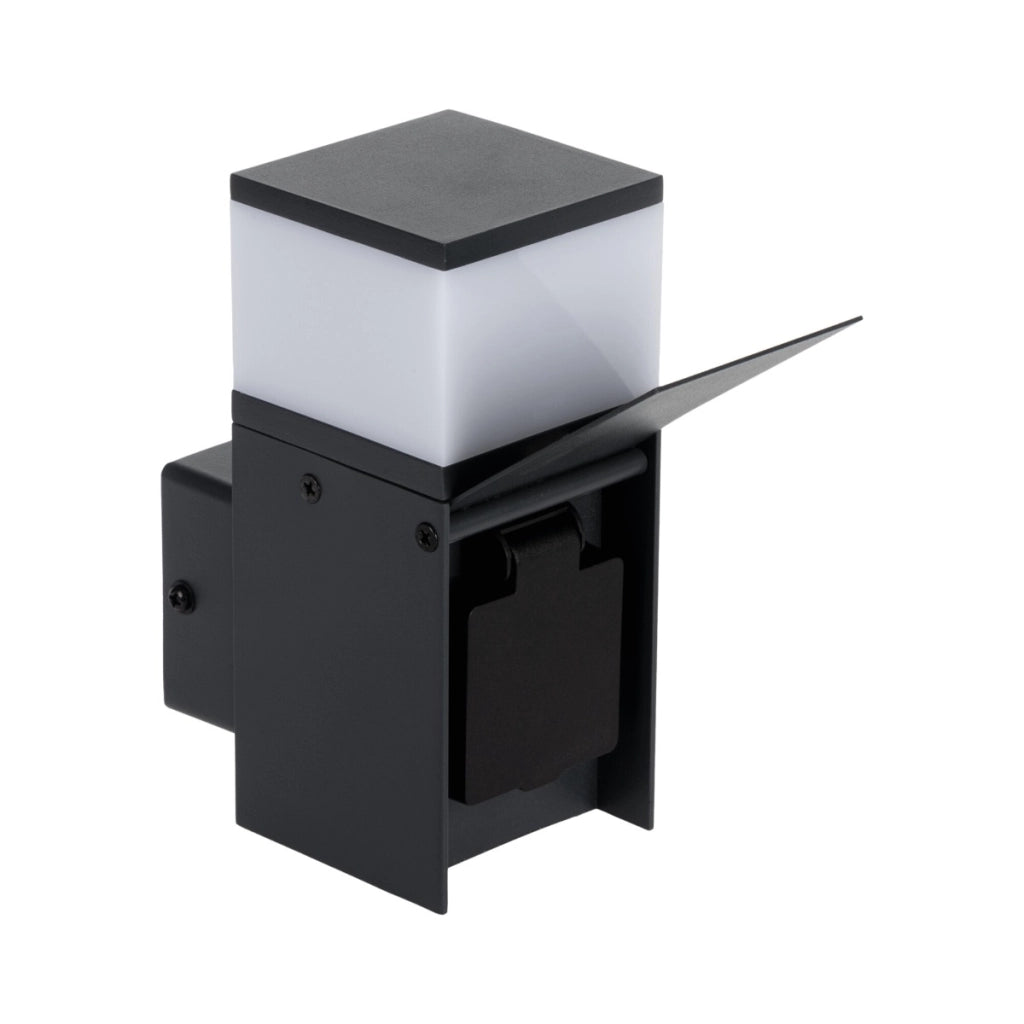 Applique esterno quadrato 16cm nero G9 11W IP44 Kanlux