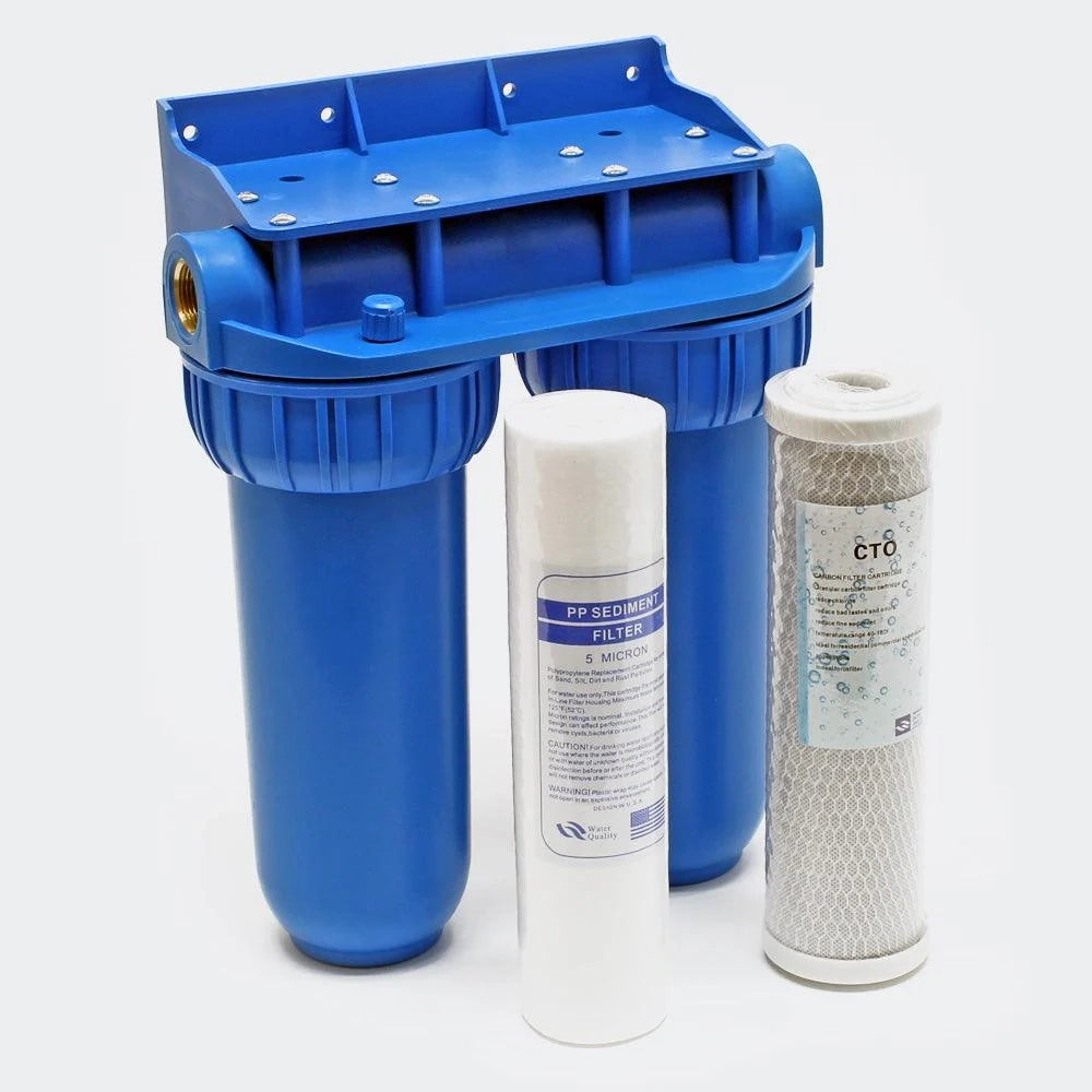 Blocco di carbone attivo con supporto a parete incluso doppio 20,67 mm (1/2") 2316027