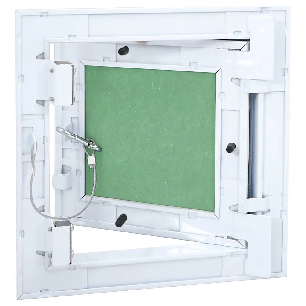 Pannello di Accesso Verde e Argento 20 x 20 cm 4018449