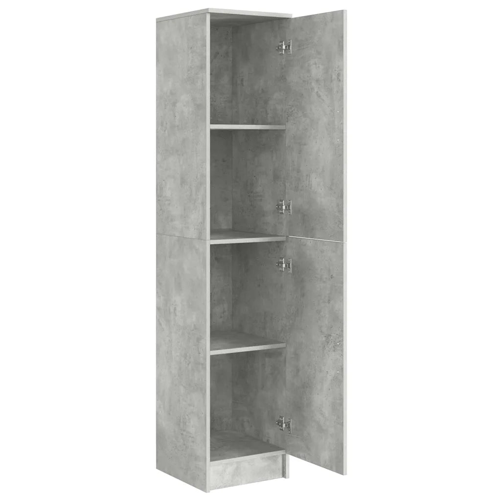 Credenza Grigio cemento 35 x 39 x 168 cm 869333