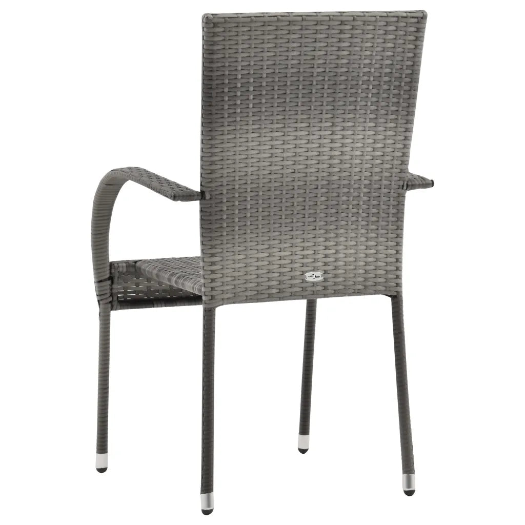 Set Mobili da Pranzo per Giardino 3 pz Grigio 3072477