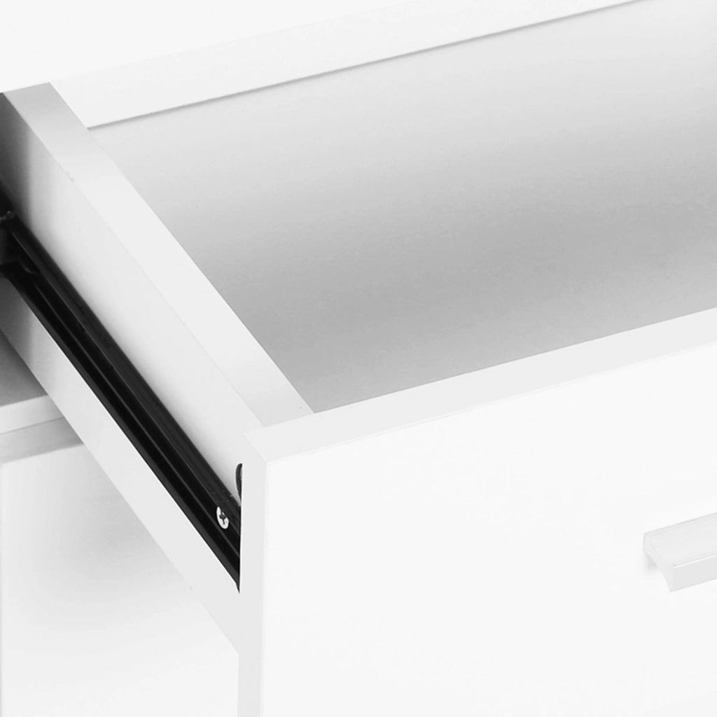 Mobile buffet con 2 cassetti e 2 ante ¨C Xylo ¨C Bianco con ripiani regolabili