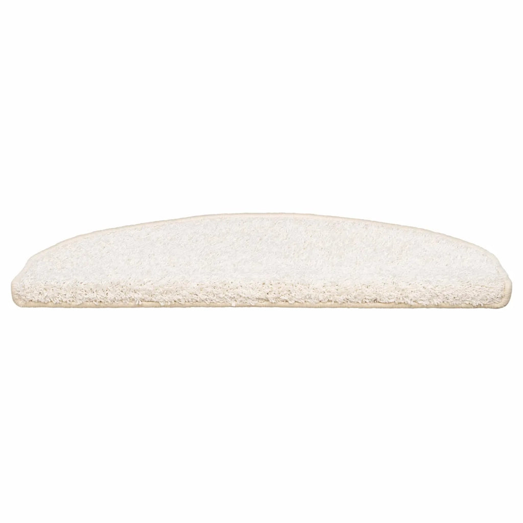 Tappetini per scale autoadesivi Semicircolare 15 pz | Gradini per Scale Bianco