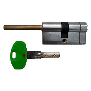 Cilindro profilato cromo satinato 26x10x36 mm