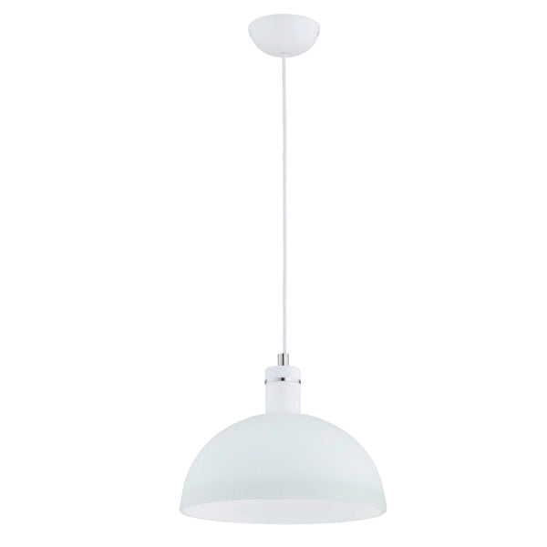 Lampada a sospensione bianca Dama One E27 15W Alfa
