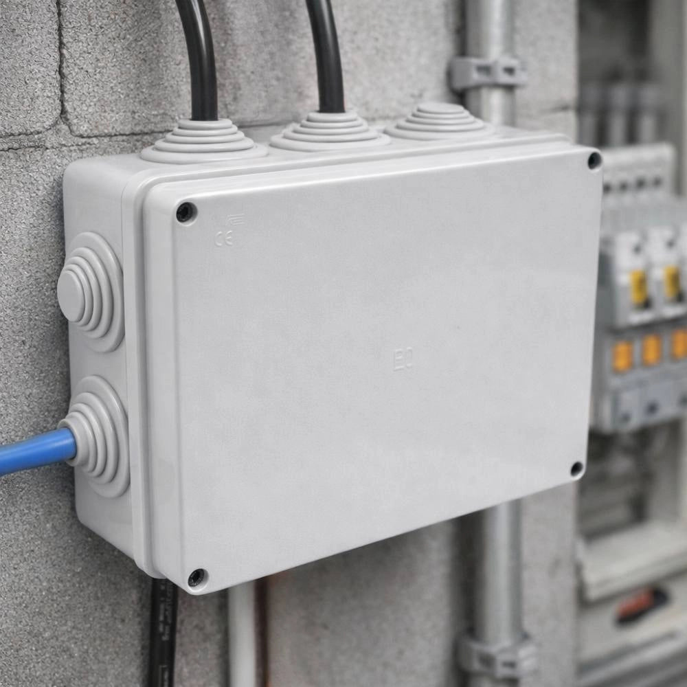 Cassetta stagna marlanvil 008 collegamenti elettrici protetti 150x110x70mm