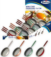 MAURY'S MINI CHEF PADELLA 16 CM COLORI ASSORTITI