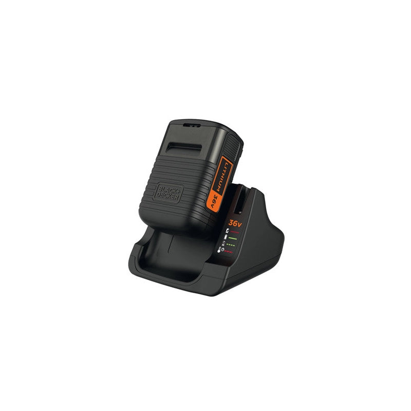 Starter Kit 36 V Li-Ion 2,0 Ah + caricabatterie rapido – sistema giardino 36 V