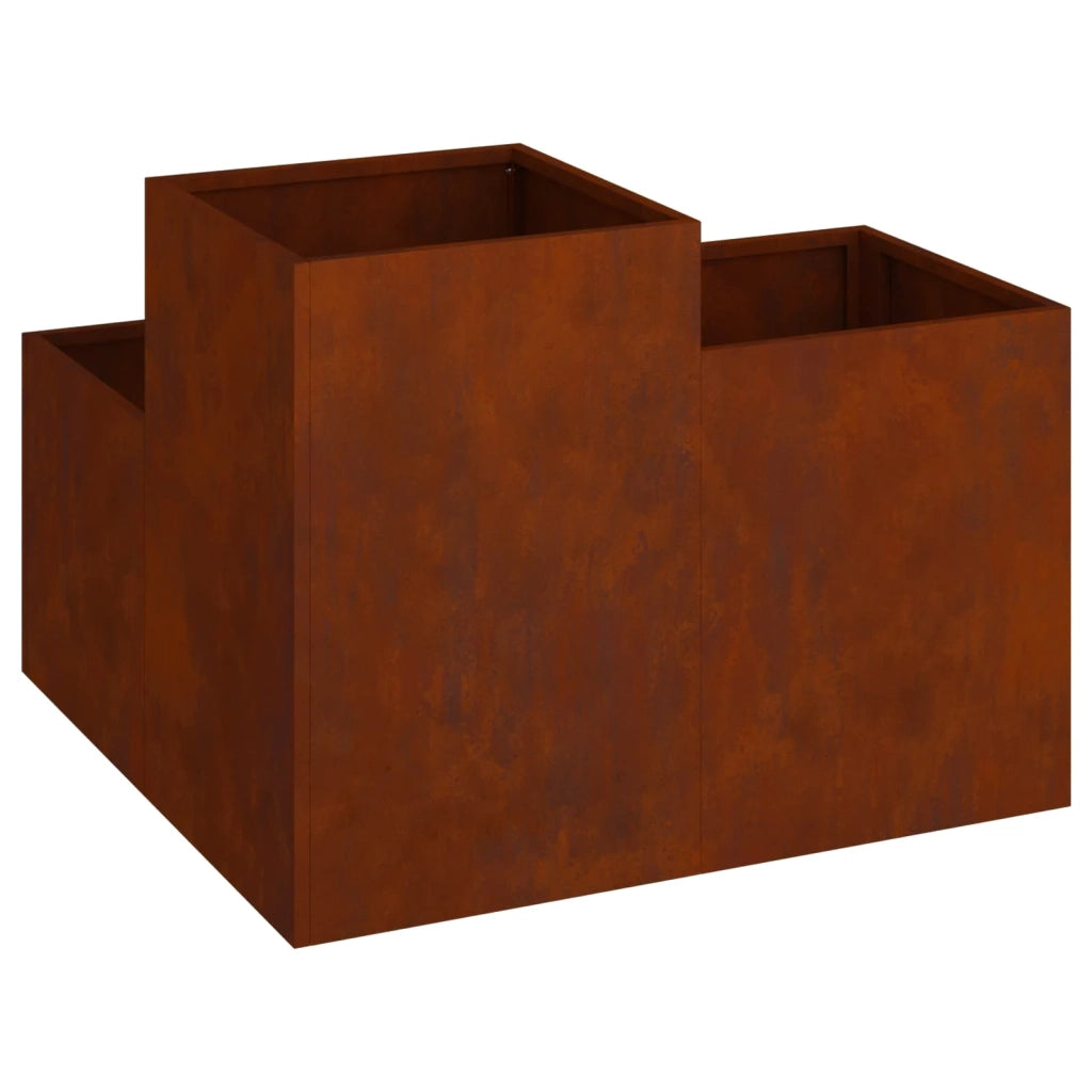 Vaso da giardino Ruggine 80 x 80 x 60 cm 865861