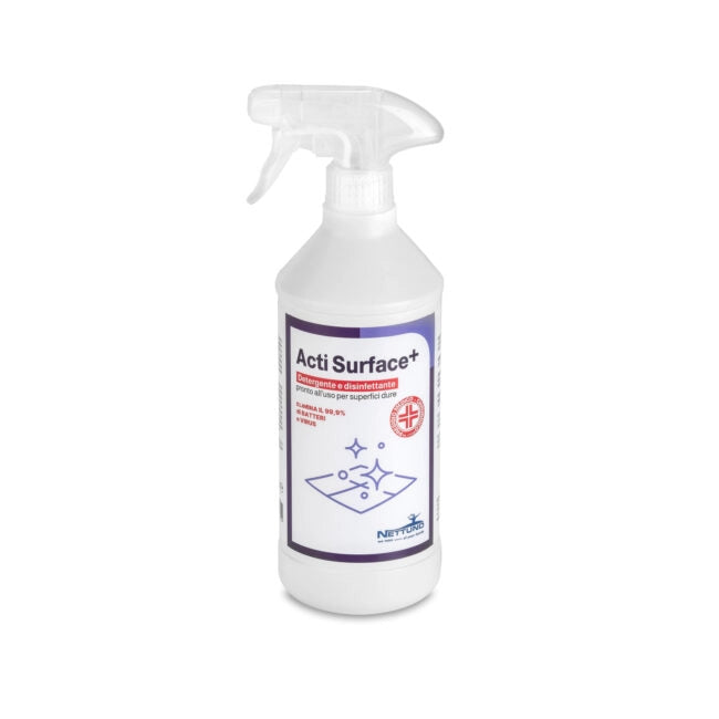 DETERGENTE DISINFETTANTE 'ACTISURFACE +' ml 750- 6 pezzi  - NETTUNO