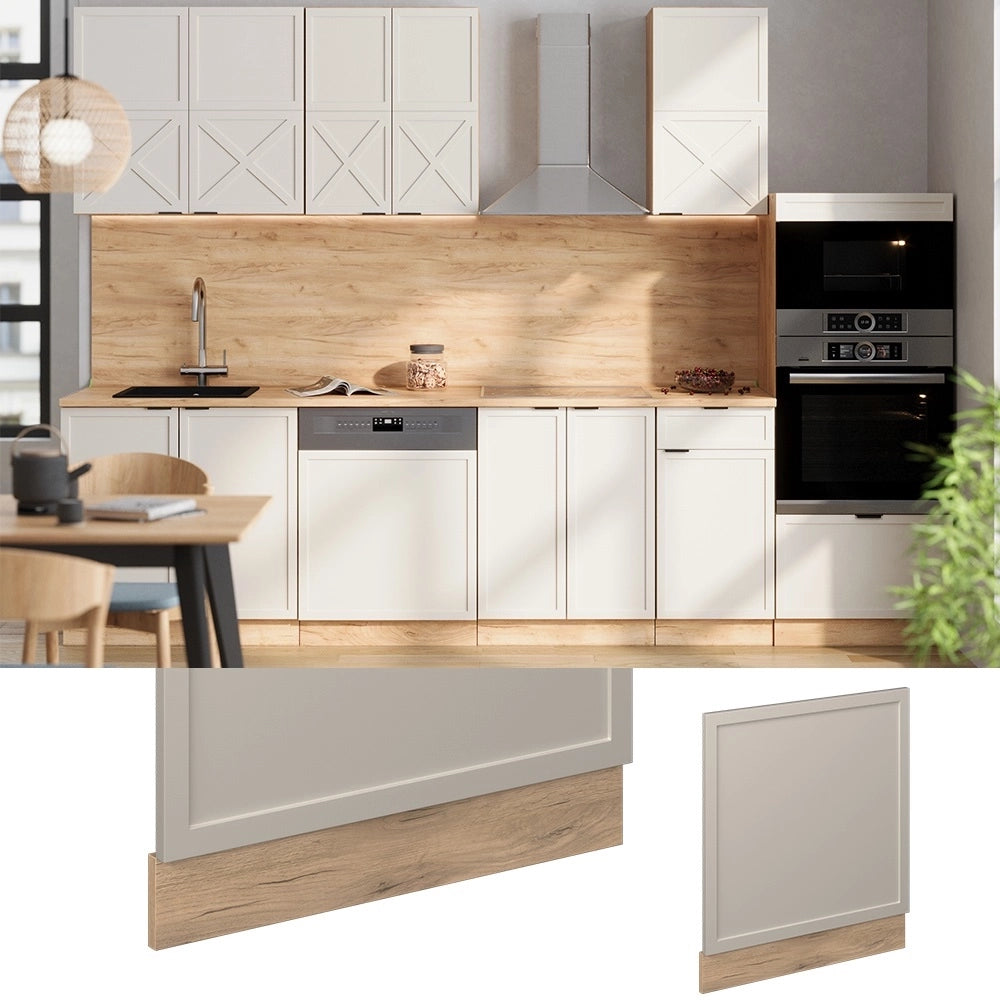 Pannello frontale Fame-Line GrigioBeige/Rovere dorato 60 cm, PL Rovere Vicco