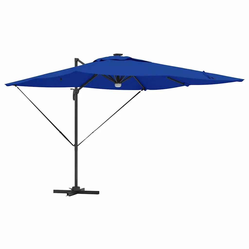 Ombrello | Parasol Roma Blu 286 x 284 x 270 cm Alluminio e Poliestere