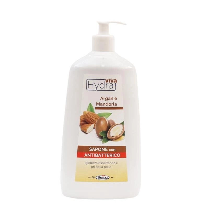 HYDRA VIVA+ SAPONE CON ANTIBATTERICO 1 LT ARGAN E MANDORLA
