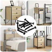 Vite a testa esagonale 5143 pcs Nero Ferro