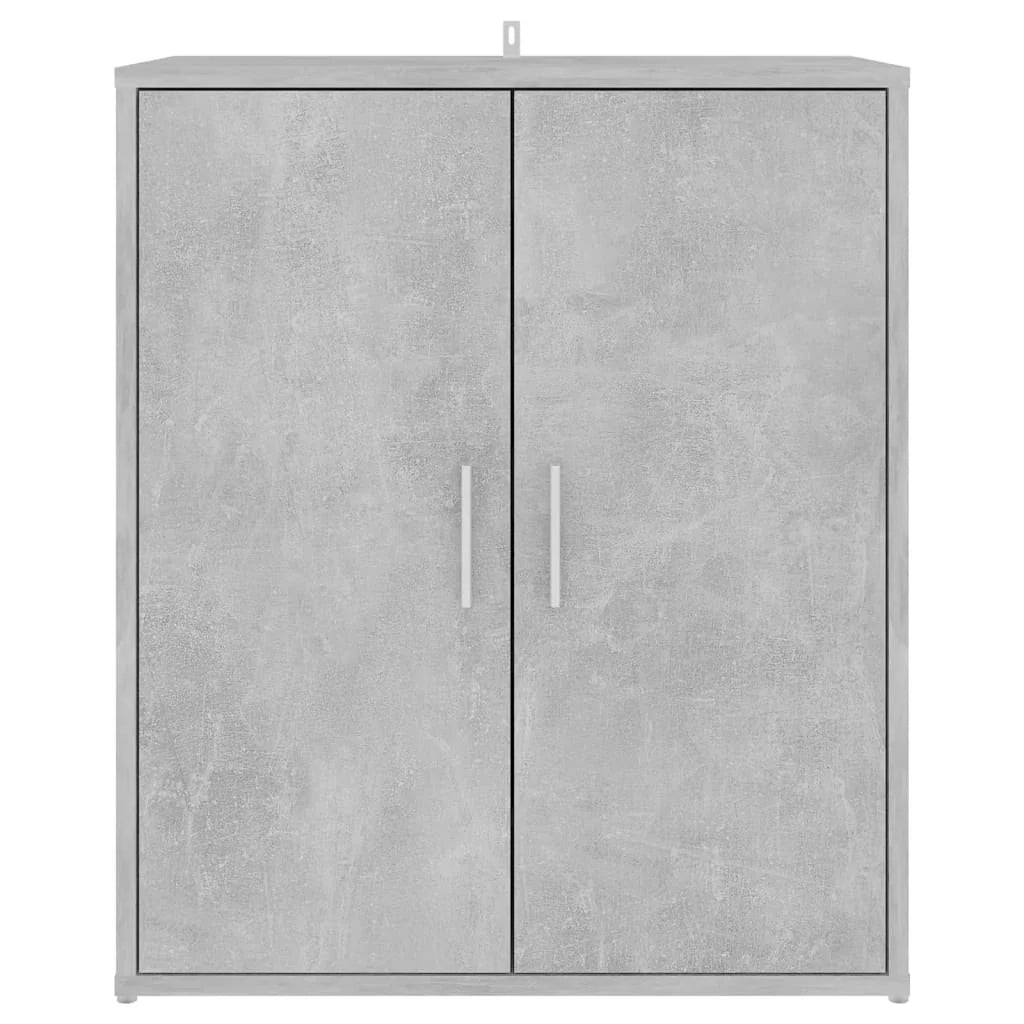 Scarpiera mobile contenitore per scarpe mobile per ingresso/corridoio/soggiorno 60 x 35 x 70 cm legno ingegnerizzato grigio 02_0021834