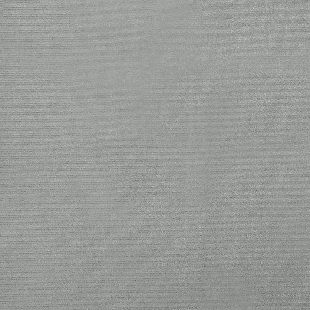Lettino per Cani Grigio Chiaro 70x45x33 cm in Velluto 171989