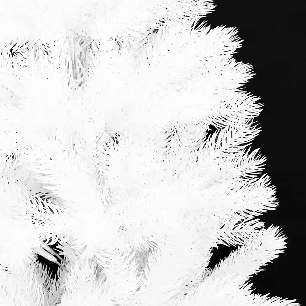 Albero di Natale Artificiale con Aghi Realistici Bianco 210 cm 321024