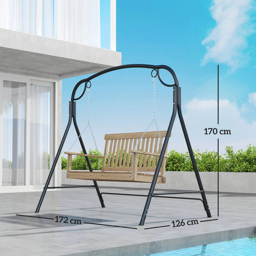 Struttura per altalena da giardino ¨C Xylo ¨C metallo finitura bronzo 172x126x170 cm