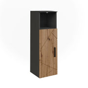 Vicco Mobiletto midi Antracite/Artisan 30 x 93 cm con 1 porta