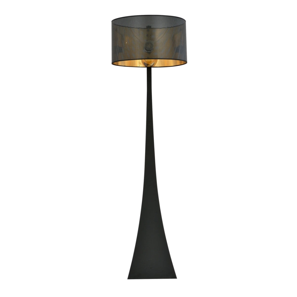 Lampada da terra Emibig Estrella nero/oro E27 157cm