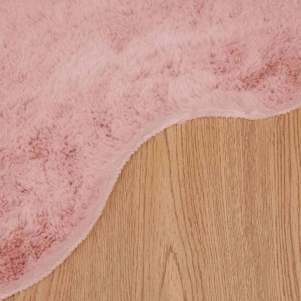 Tappeto antiscivolo in sintetica di coniglio OLITE Rosa 42021718