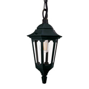 Lampada a sospensione esterna nera E27 60W Parish Elstead