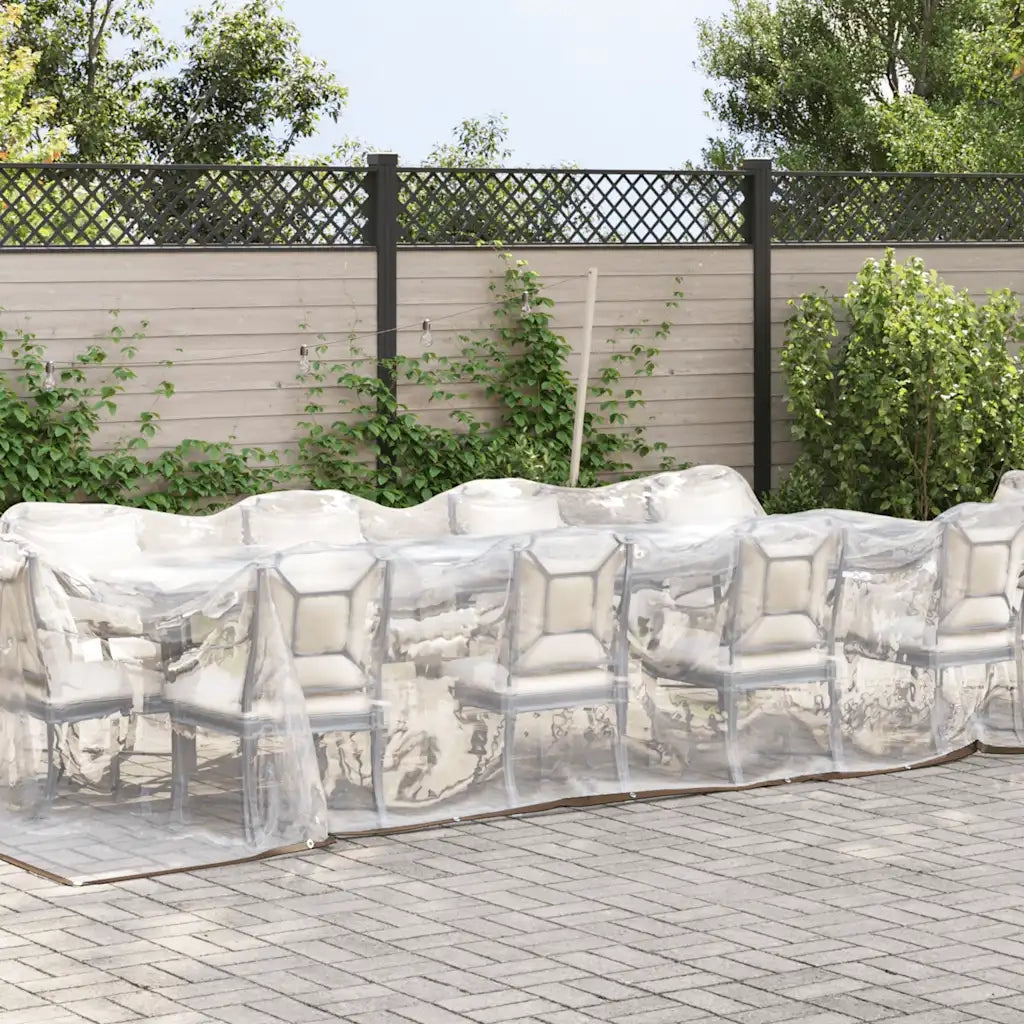 Telone Trasparente con Occhielli 3x12 m in Polietilene 4018561