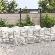 Telone Trasparente con Occhielli 3x12 m in Polietilene 4018561