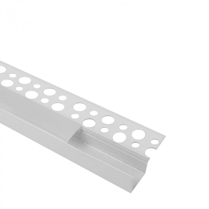 Profilo LED GP1S incasso bianco diffusore opale 2m Ecolight