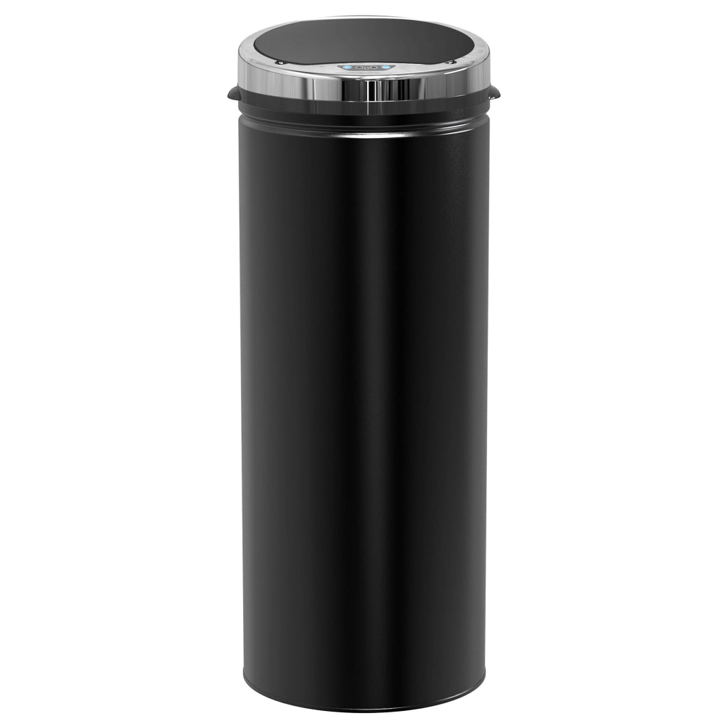 Cestino Automatico 50L ¨C Minimal ¨C Nero Acciaio Inossidabile