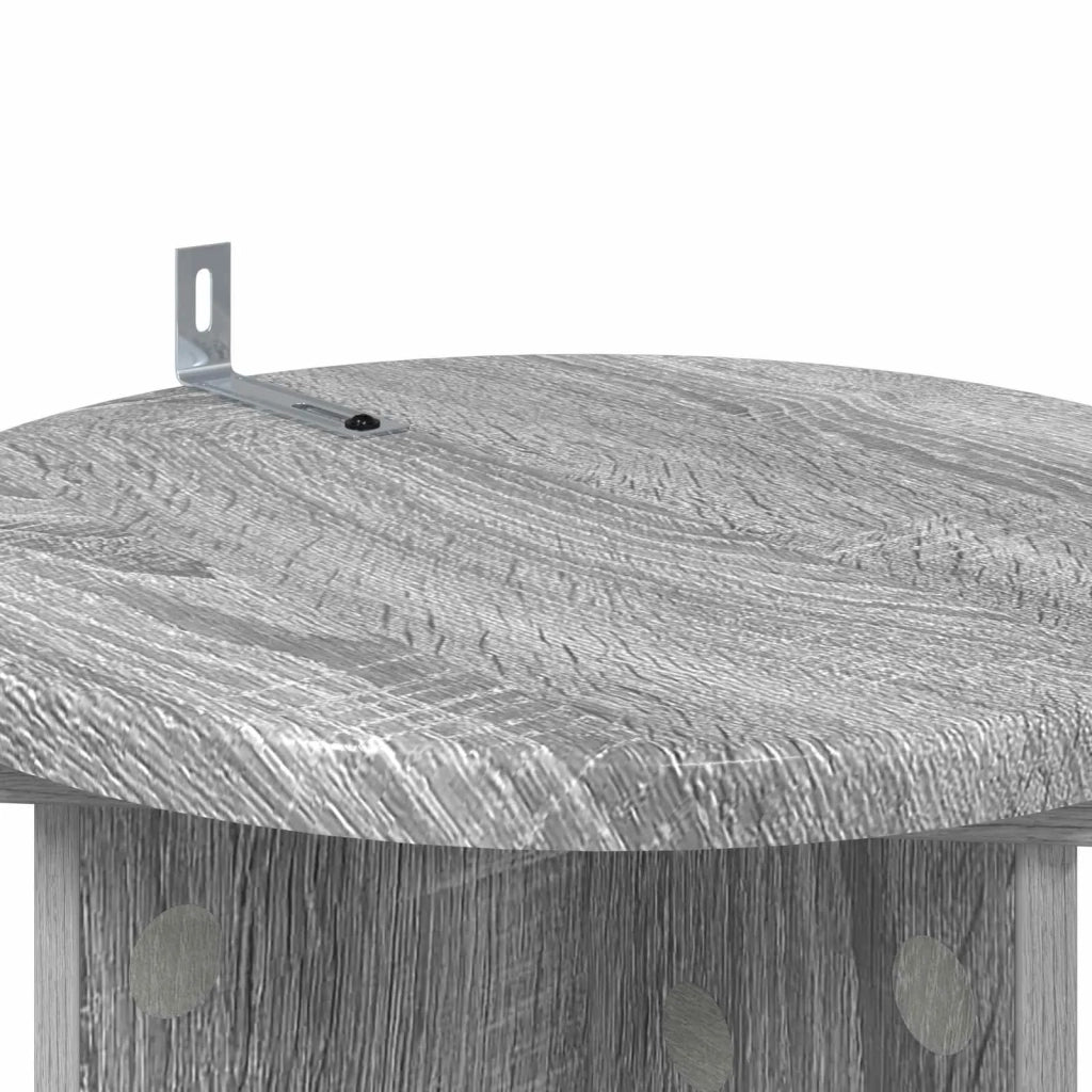 Supporto per piante 2 pz Grigio Sonoma 29,5 x 29,5 x 60 cm 899723