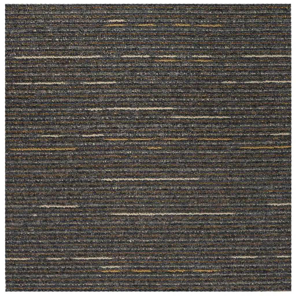 Piastrella per Tappeto Striato Marrone Chiaro 50 x 50 cm 4 pz CFW1699833