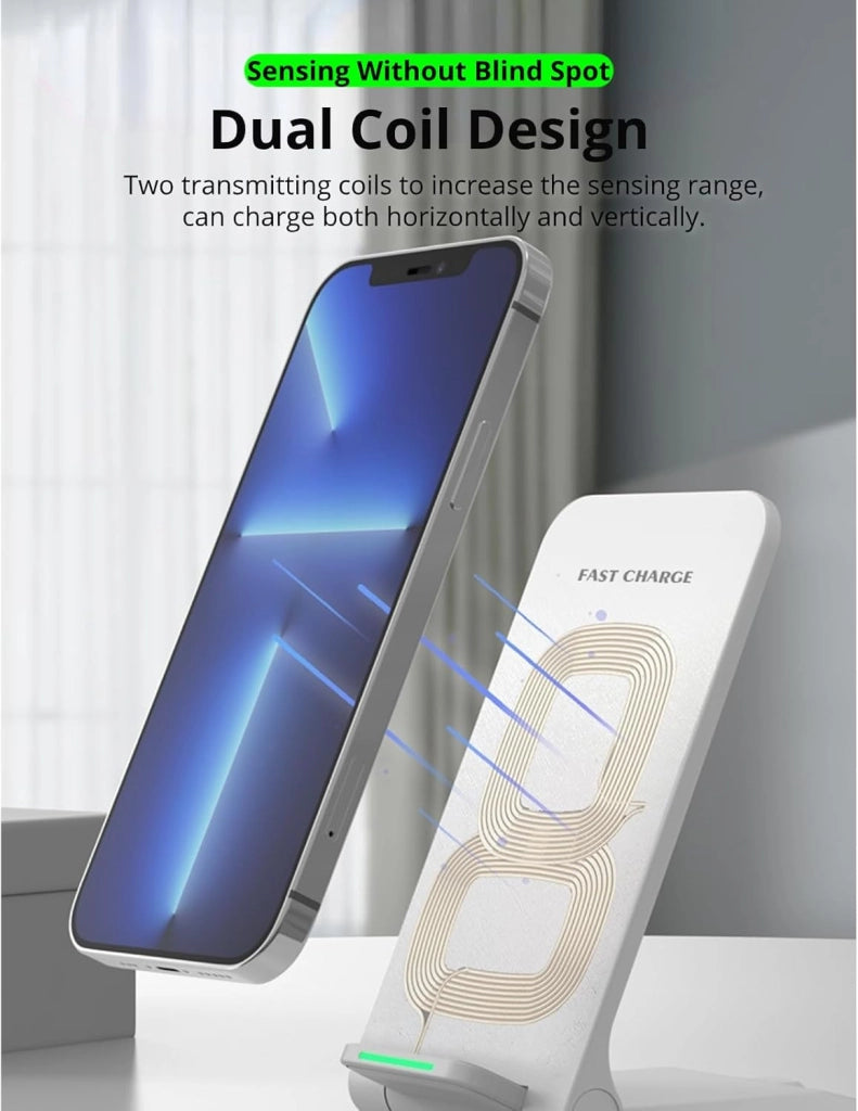 SUPPORTO PER SMARTPHONE RICARICA WIRELESS Caricabatterie mod. 'LS-SR08'  - LOSTECH