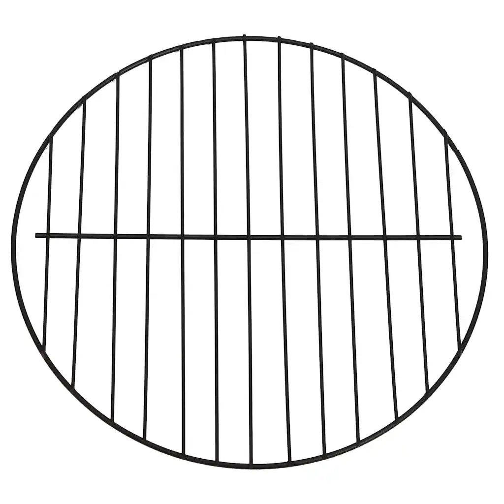 Braciere e Barbecue 2in1 e Attizzatoio 59x59x60 cm Acciaio Inox 313360