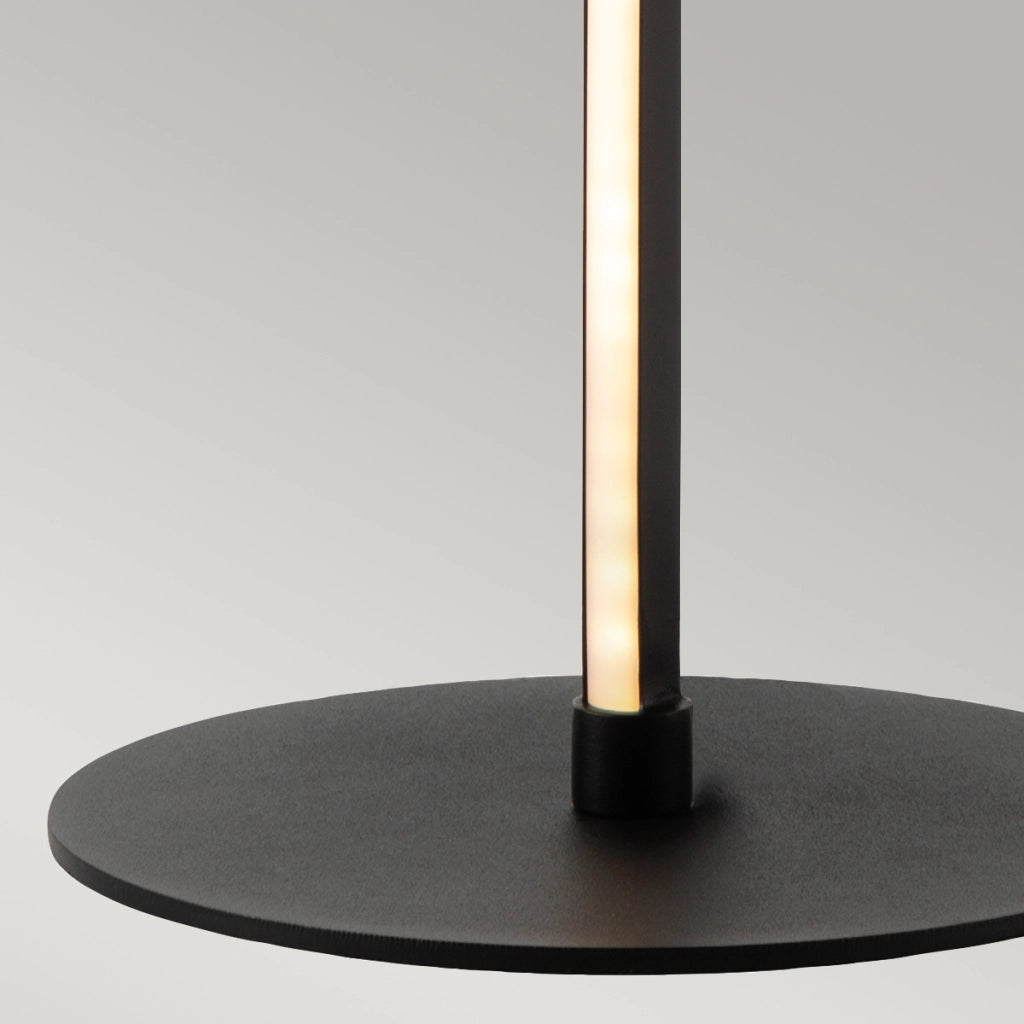 Lampada da tavolo moderna nera Flamingo Elstead LED 6W