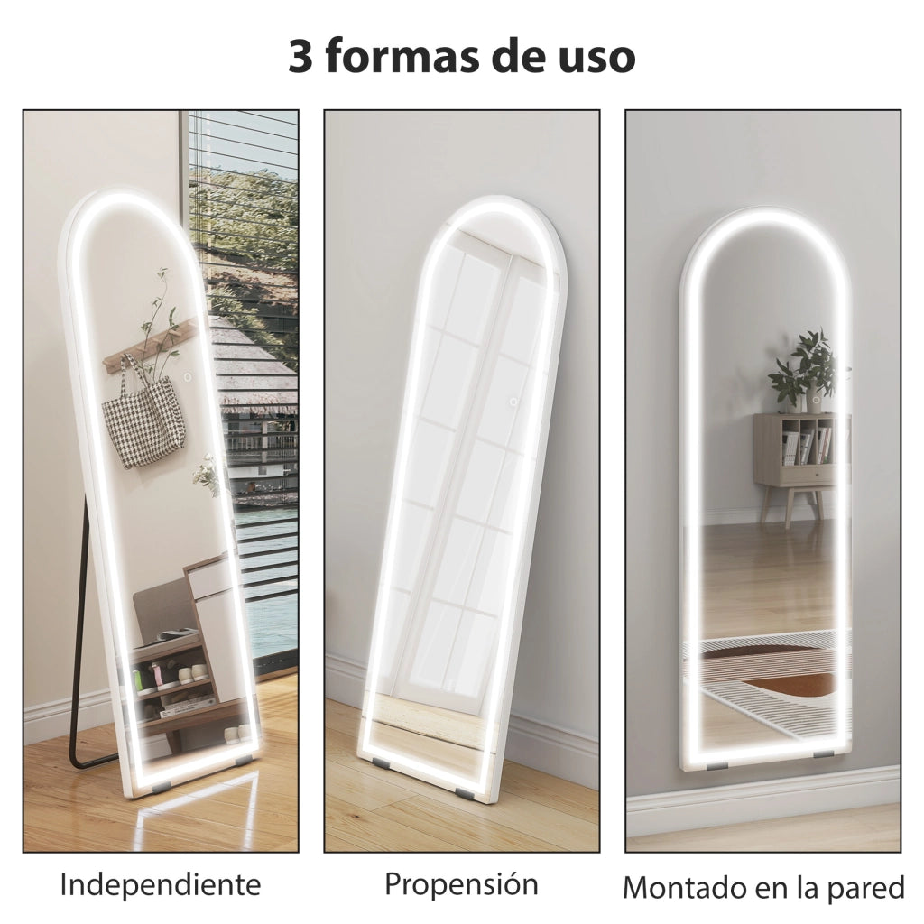 Specchio da Parete ¨C Minimal ¨C Grigio 150x50cm