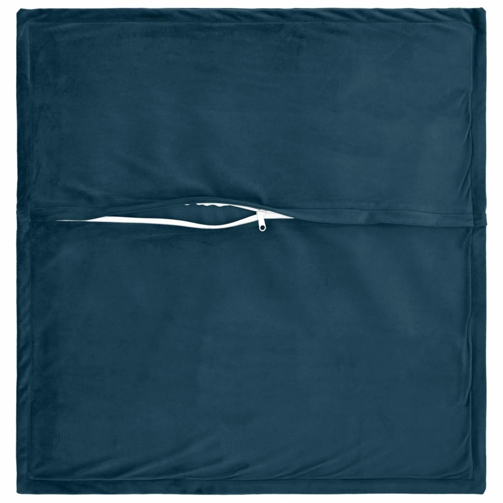 Federa 2 pcs HOUTEN Blu 30 x 30 cm Velluto 915765