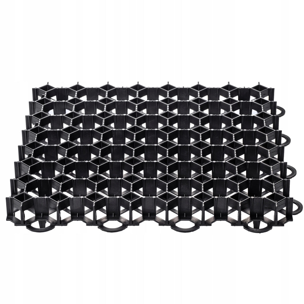 Griglia di protezione per prato KADAX Geogrid 50x50x3,5 cm, 20 pezzi, giardino, 530 tonnellate/m²