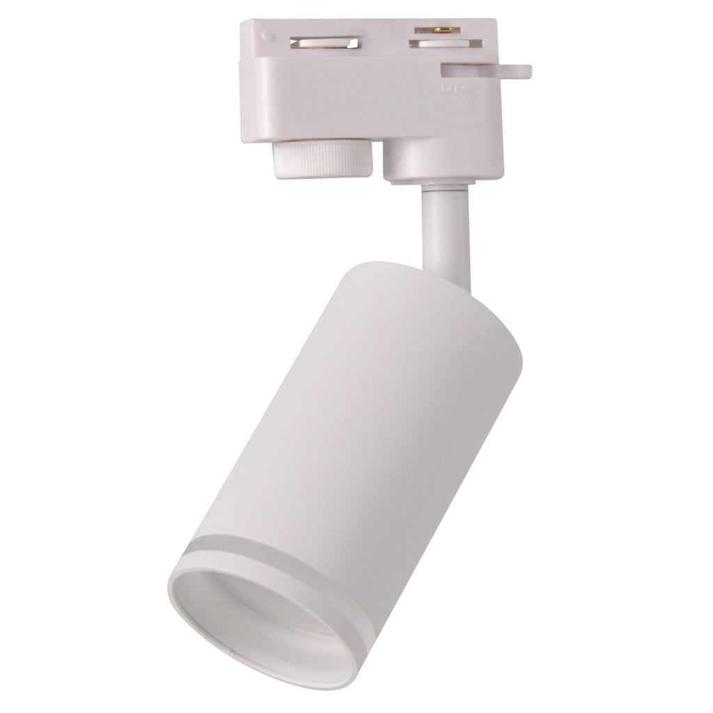 Kit binario PARIS bianco 6 faretti GU10 Polux 321626