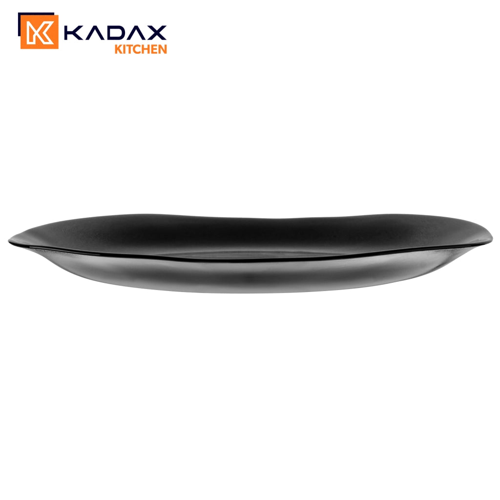 Set di 3 piatti KADAX neri