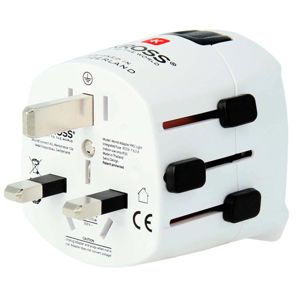 Adattatore da viaggio PRO Light 7A prese universali Bianco Skross