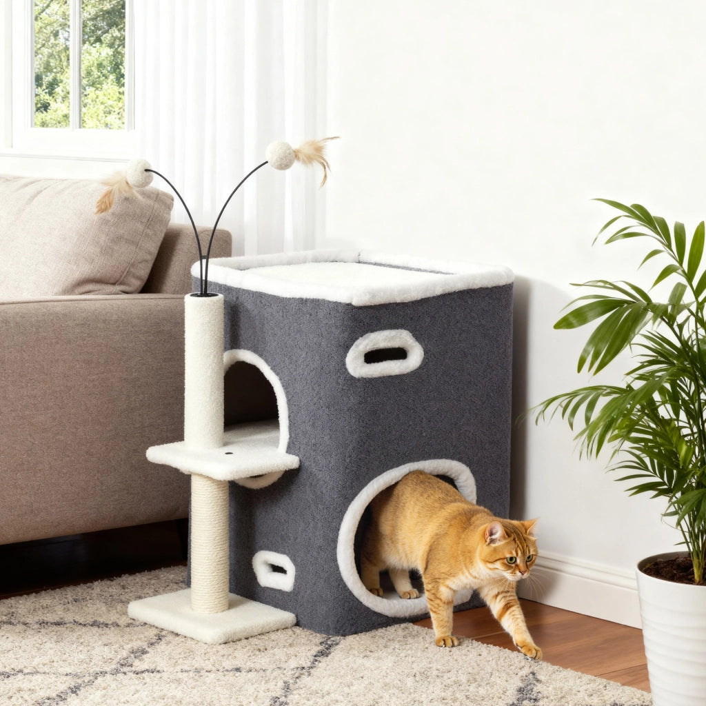 Tiragraffi per Gatti ¨C zephmum ¨C Grigio