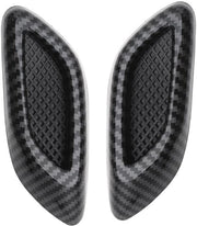 Copertura di Ingresso per Ventilazione - 1 Paio - Materiale ABS - Stile Fibra di Carbonio - Decorazione Auto - Applicazione Universale - Leggero e Duraturo - Etichette Auto