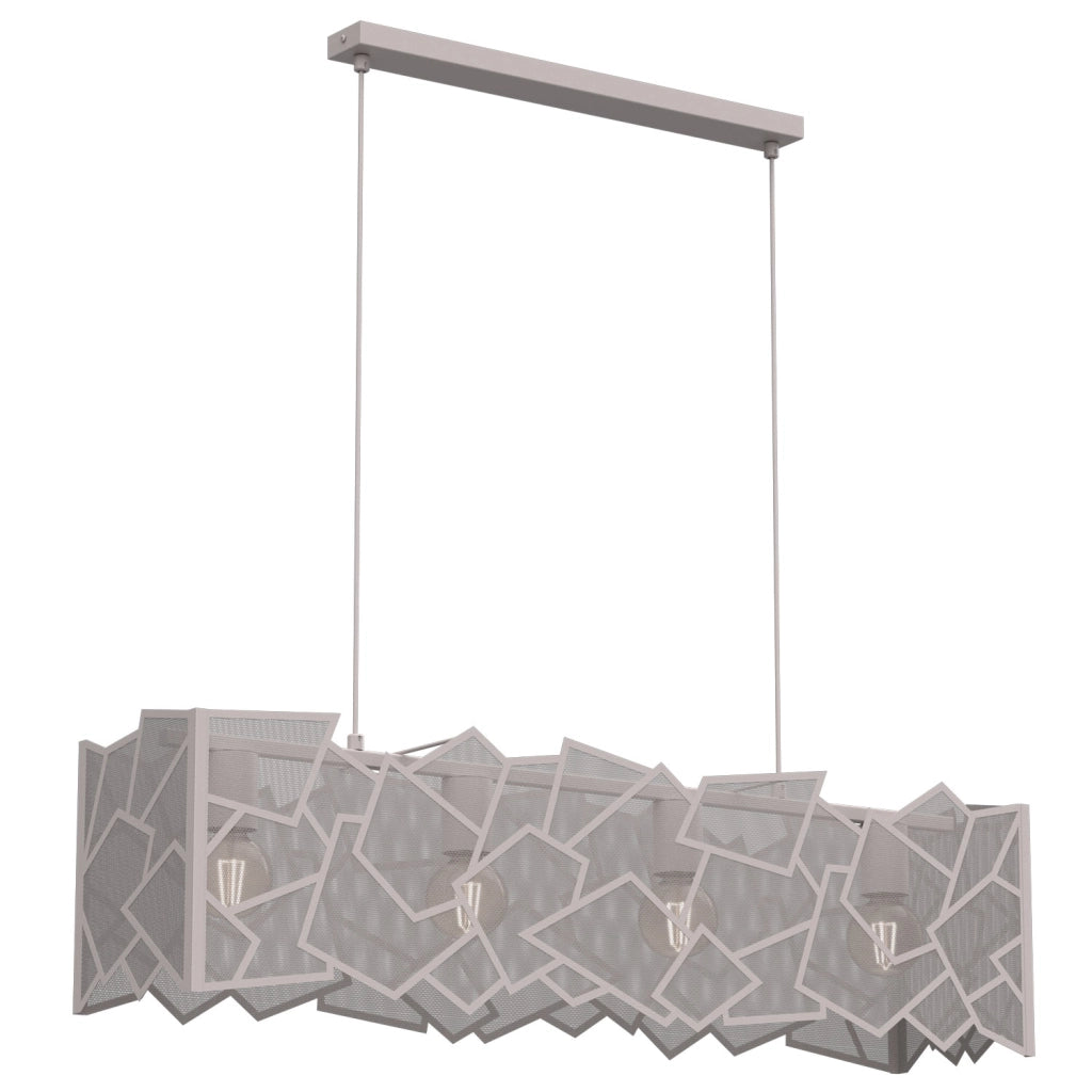 Lampada a sospensione Camo 4xE27 kaschmir acciaio Luminex