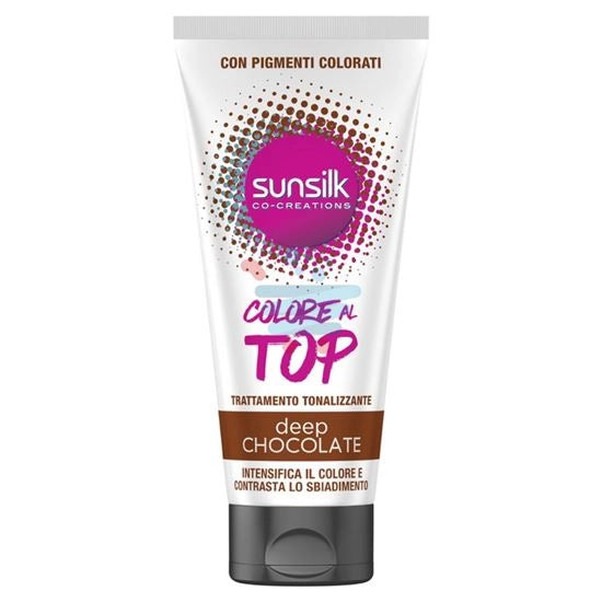 SUNSILK TRATTAMENTO TONALIZZANTE COLORE AL TOP 180 ML DEEP CHOCOLATE