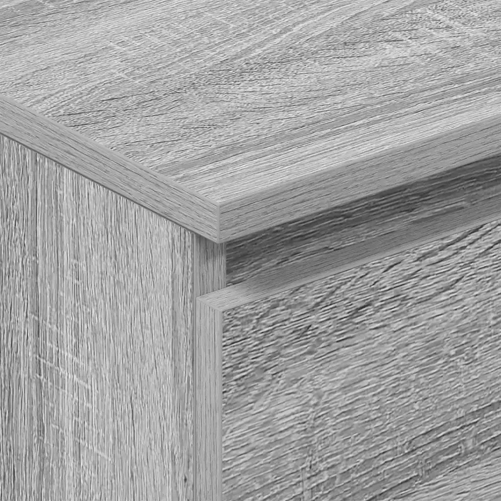 Credenza Grigio Sonoma 60x35x98,5 cm in Legno Multistrato 815076