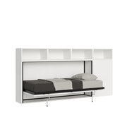 Letto singolo a scomparsa Kando comp.G bianco frassino