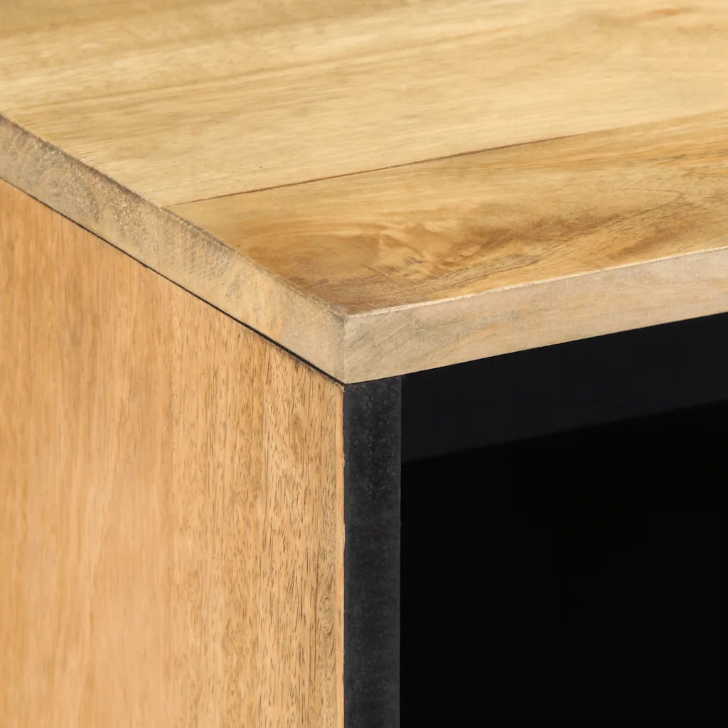 Mobile TV | Armadietto TV | Mobile Porta TV Marrone 80x31,5x46cm in Legno Massello di Mango