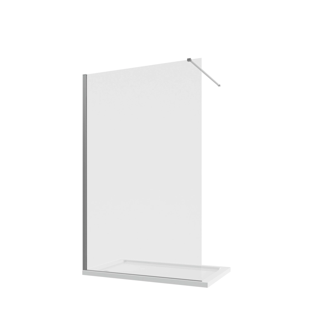 Parete doccia walk-in 120 cm 8mm trasparente anticalcare h200 | Lazaros