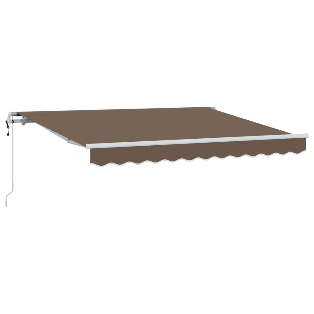 Tenda retrattile Tortora 4 × 3 m Tessuto e Alluminio 3426032